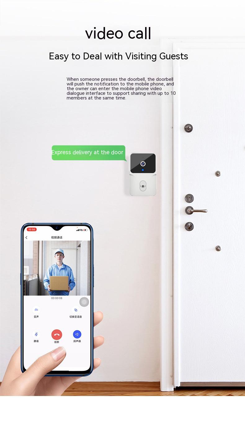 Intelligent Visual Doorbell WiFi Video Intercom Remote Home