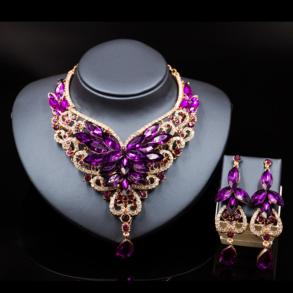 necklace earrings set of alloy manufacturers