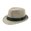 Fashion Personality Linen Top Hat Men