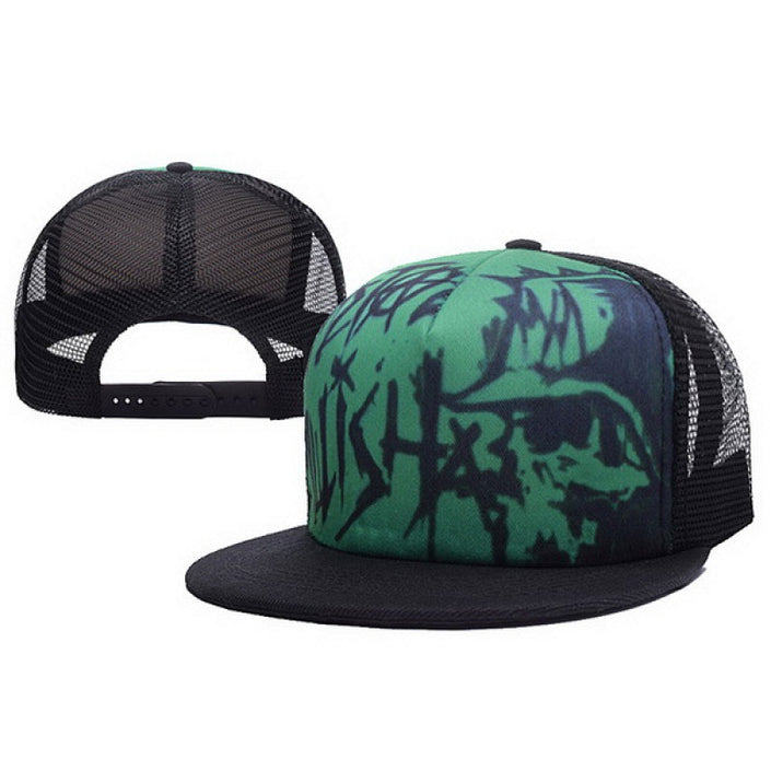 Metal men and women hip-hop hat