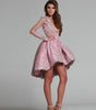 Short Deep V Small Dress Bridesmaid Dress