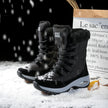 Snow Boots Women Winter Plus Velvet Warm Cotton Shoes Thick-soled Outdoor