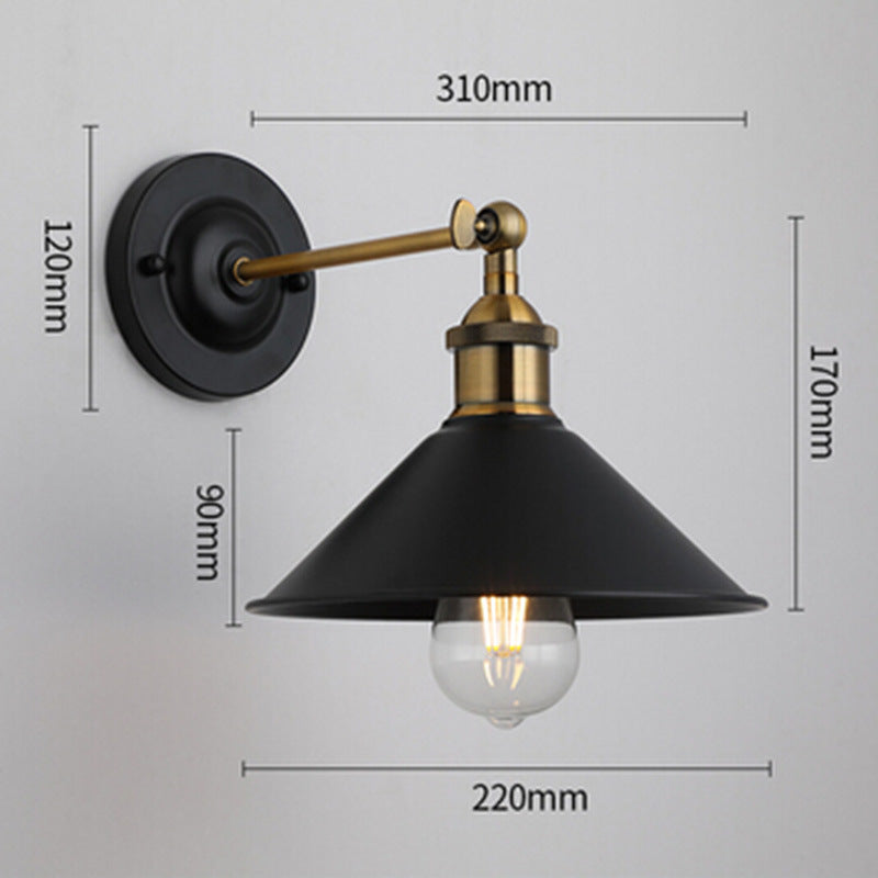 Loft Industrial Style Wrought Iron Wall Light