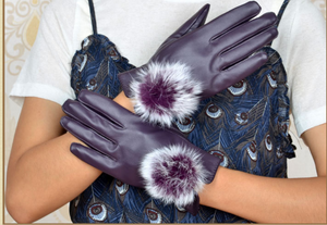 Women's warm riding gloves