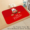 Christmas carpet flannel mat