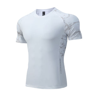 Ice Silk Short Sleeve Sports Top Men's Quick Drying Clothes Running Fitness T-shirt