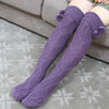 Stockings Women Cable Knit Cotton Extra Long Boot