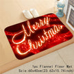 Christmas carpet flannel mat