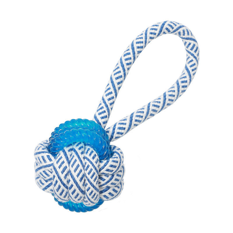 Ocean Series Cotton Rope Dog Toy TPR Pet Molar And Bite Resistant Products