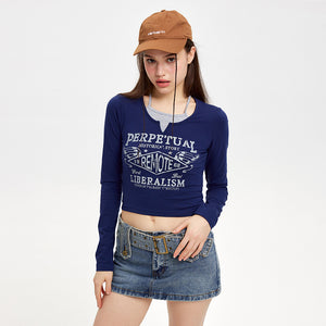 Fashion Personality Niche Short T-shirt For Women