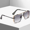 Metal Mesh Edge Retro Sunglasses