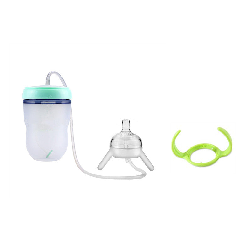 Feeding Bottle Kids Cup Children Training Silicone Sippy