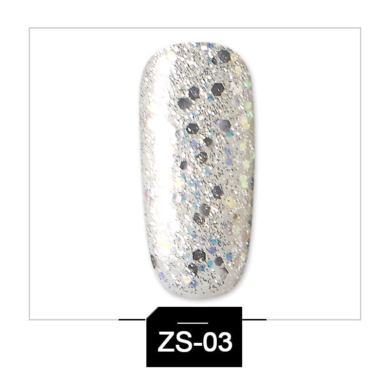 Glitter Phototherapy Nail Polish Glue Removable Nail Sequins