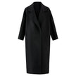 High-end Water Ripple Woolen Coat