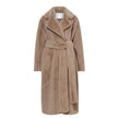 Long Rabbit Mink Fur Coat