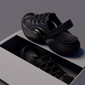 Closed-toe Slippers Outdoor Summer Platform Height Increasing Non-slip Fashion Hole Shoes For Men And Women