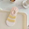 Women's Fashionable Wave Kanekalon Breathable Non-slip Low Cut Sock