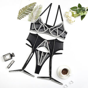 Fashion Personality Mesh Underwear Set For Women