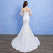 wedding fashion lace fishtail skirt Slim Skinny tail wedding dress D92