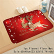 Christmas carpet flannel mat