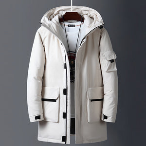 Hooded Warm Down Jacket Male