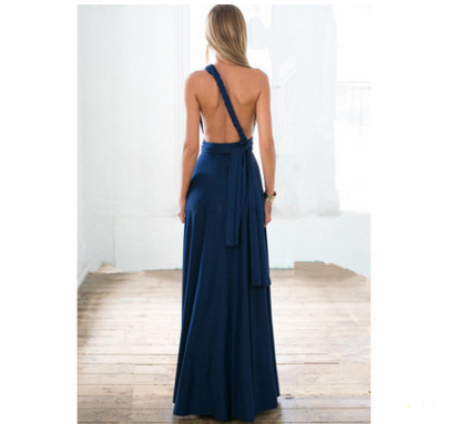 Women Bandage Convertible Boho Maxi Dress