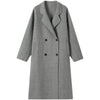 Mid-length Cashmere Coat Women's Casual Thickening