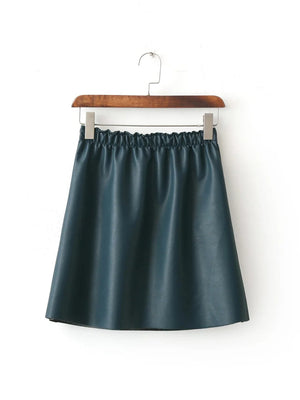 Leather skirt