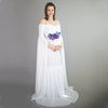 Pregnant Woman Photo Shoot Chiffon Dress Long Skirt