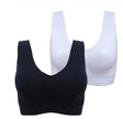 No steel ring hollow vent hole sports bra yoga running large size sports underwear vest