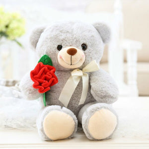 Rose plush toy bear doll NEW Valentine's Day gift to send the Qixi Festival bestie.