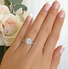 Couple Rings Wedding Engagement Rings Fashion Ladies Inlaid Diamond Rings