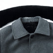 Woolen Coat With Wool Collar For Men