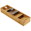 Kitchen Drawer Bamboo Grid Fork And Knife Storage Box