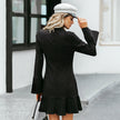 Blazer sleeve dress