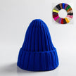 New Woolen Curly-brimmed Winter Warm Knitting Pointed Hats