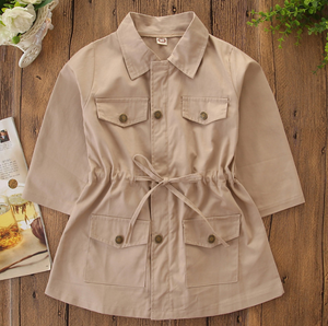 Children's trendy trench coat