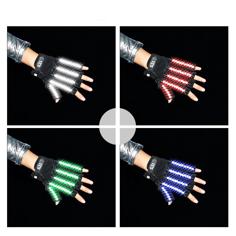 Finger glow magic gloves