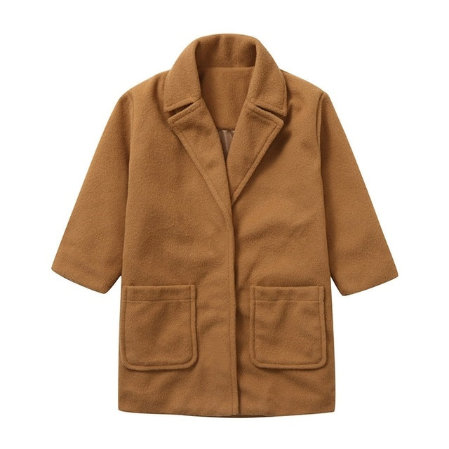 Children's woolen coat