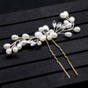 Ebay cross-border supply Korean bride handmade pearl crystal Clip Wedding headdress hairpin pin U