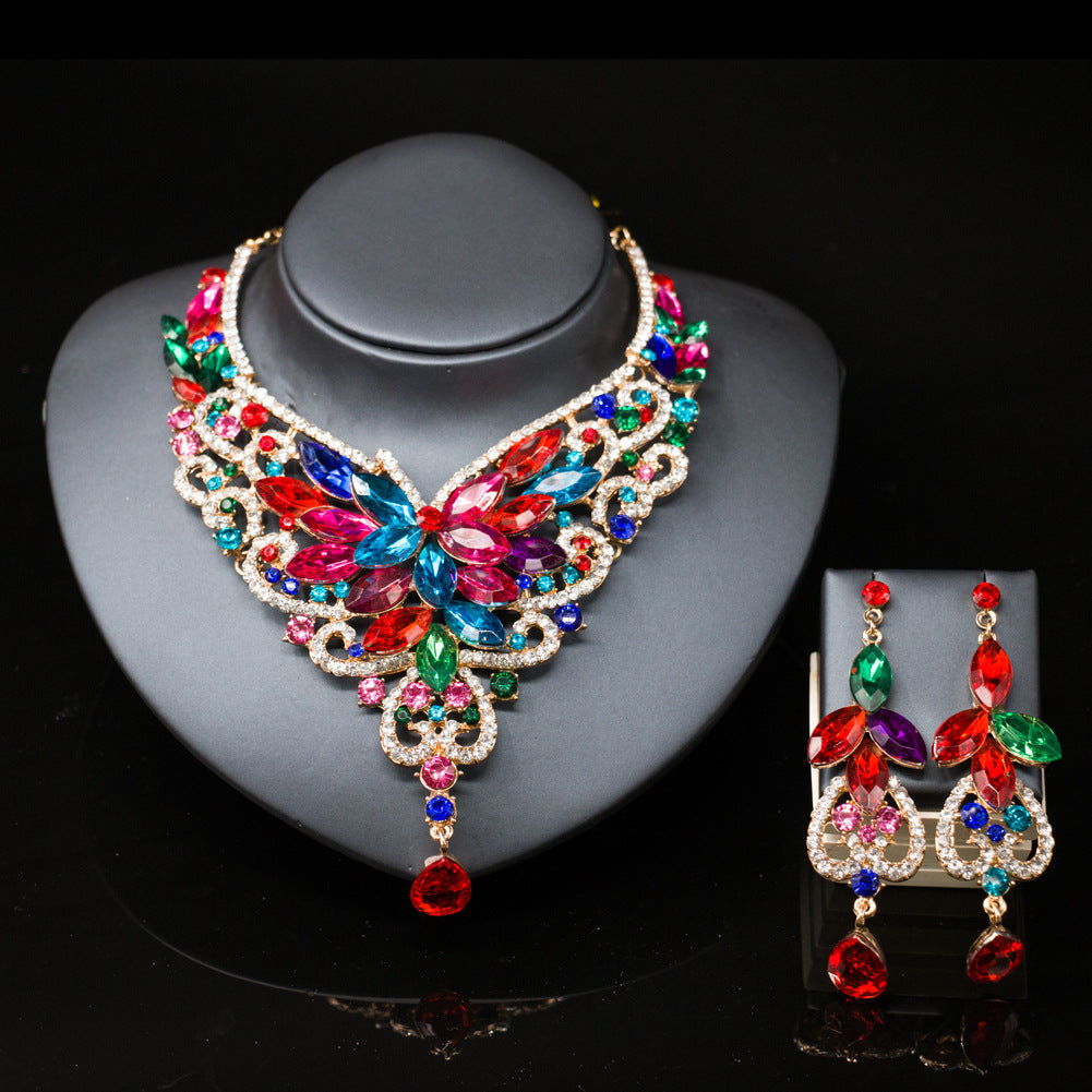 necklace earrings set of alloy manufacturers