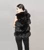 Women's Artificial Fur Splicing Coat