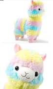 Colorful Alpaca Doll Plush Toy Cute God Beast Grass Mud Little Sheep Pillow