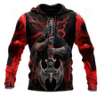 3D Printing Skull Pattern Men's Hoodie