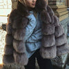 Women Luxury Winter Warm Fluffy Faux Fur Short Coat Jacket