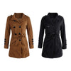 Woolen coat trench coat