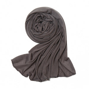 With Hat Monochrome Scarf Shawl Breathable