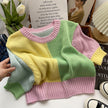 Women's Short Sleeved Knitted Sweater