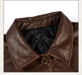 Leather Mid-length Trench Coat Men And Women