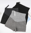 Pregnant women shorts, tide mom, woolen stomach lift pants